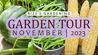 Backyard Garden Tour I November 2023 [upl. by Galloway]