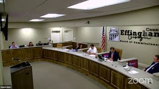 Effingham County Board of Commissioners October 3rd 2023 [upl. by Boonie527]