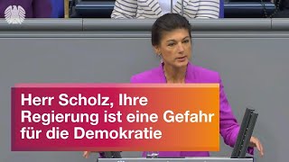 Herr Scholz Ihre Regierung ist eine Gefahr für die Demokratie [upl. by Natan285]