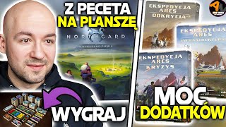 Planszówkowe Newsy 88 Northgard Niezbadane Ziemie Ekspedycja Ares dodatki Bestia Kryptyda [upl. by Colleen789]