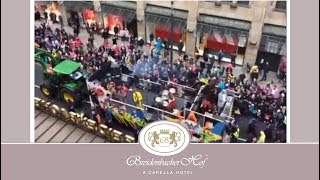 quotDie Toten Hosenquot sind beim RosenmontagsUmzug in Düsseldorf dabei [upl. by Adalai]