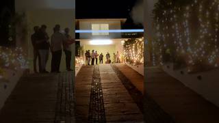 Allu Arjun Daughter Allu arha Celebrating Diwali at Own House 2023  allu Arjun [upl. by Aerdied]