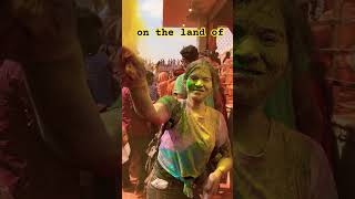 Holi Festival in Mathura Vrindavan 😍 holi2024 nandgaon [upl. by Onailime841]