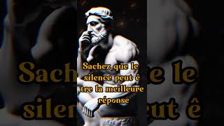 10 proverbes de SÉNÈQUE sur le Silence Shorts stoïcisme philosophie sagesse [upl. by Bozovich]