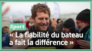 Arkea Ultim Challenge  Brest  notre interview exclusive de Charles Caudrelier après sa victoire [upl. by Tennaj]