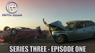 BMW vs VOLVO HUGE 60mph Crash Test which one survived  S3 E1 Full Episode Remastered  Fifth Gear [upl. by Kala666]