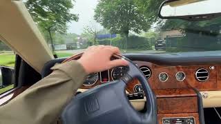 2000 RollsRoyce Corniche V  Driving  Carcave [upl. by Idnarb689]