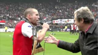 Feyenoord sfeer in de kuip na Feyenoord  Ajax 42 [upl. by Eitsirhc]