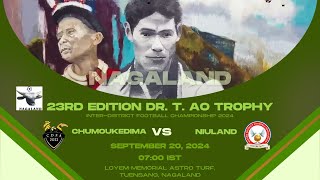 23RD EDITION DR T AO TROPHY  CHUMOUKEDIMA VS NIULAND  LOYEM MEMORIAL ASTRO TURF TUENSANG [upl. by Banna287]