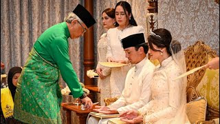 Tahniah Tengku Muhammad Iskandar selamat nikahi Tengku Natasya dengan sekali lafaz [upl. by Akerahs]