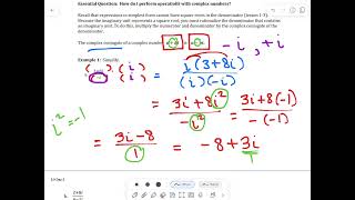 Dividing Complex Numbers [upl. by Ellyn]