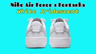 Nike Air Force 1 Fontanka White Iridescent [upl. by Fesoy611]