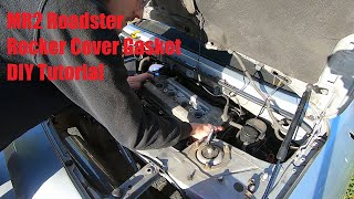 MR2 RoadsterSpyder Rocker Cover Gasket Replacement [upl. by Ailesor404]