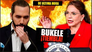 🔴¡URGENTE NAYIB BUKELE TIEMBLA DEL MIEDO ANTE HONDURAS ¡NO VAS A CREER LO QUE HIZO HACE UN MOMENTO [upl. by Aruasor]