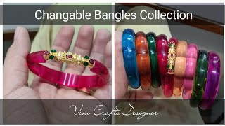 Beautiful Changeable Bangles DesignsLight Weight Gold Trendy Bangle Top Bangles Collection [upl. by Euqilegna]