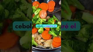 Pollo con Brócoli al Estilo Oriental Fácil y Saludable 🥦 comidasaludable diabetes [upl. by Eerdua]