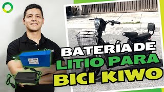 Conversión a litio bicicleta tipo KIWO Waldos [upl. by Shapiro98]