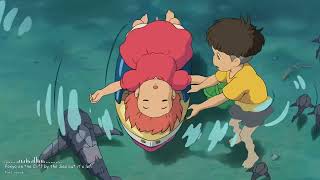 Ponyo Lofi Relax with Ponyo on the Cliff by the Sea  Its Okay to Be Lofi [upl. by Wyatan609]