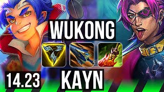 WUKONG vs KAYN JGL  KR Master  1423 [upl. by Coad]