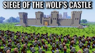 Siege of the Wolfs Castle in Minecraft  STRONGHOLD [upl. by Snodgrass]