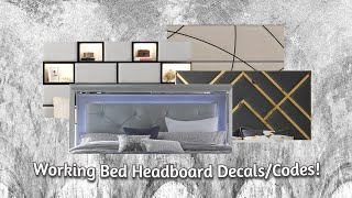 Working Bed Headboard decalscodes pt41 [upl. by Alfeus]