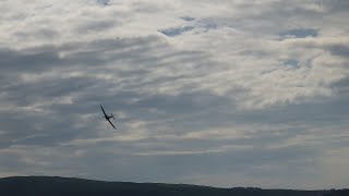 RAF BBMF Spitfire displaying at Ayr Airshow 2023 [upl. by Tutt]