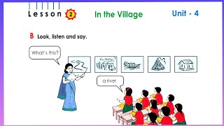 Class 1 english unit 4 page 77  In the Village  Lesson 2  ১ম শ্রেণির ইংরেজি পৃষ্ঠা ৭৭  New Book [upl. by Alym]