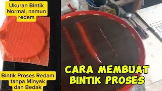 CARA MEMBUAT KARET BINTIK PROSES TENIS MEJA [upl. by Ettennor211]