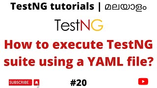 How to execute TestNG suite using YAML file  Testing Framework Java  TestNG Tutorials  20 [upl. by Eirbua]