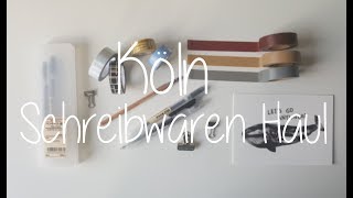 Schreibwaren Haul  Köln [upl. by Noynek]