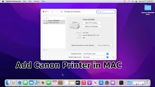 Add Canon LBP2900 Printer in MAC [upl. by Perrie]