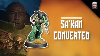 Converting and painting SAKAN the Salamander from WARHAMMER TV [upl. by Bree]