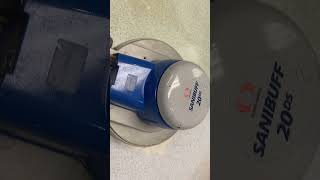 How to use a Commercial Floor Buffer for Cleaning [upl. by Nyrhtac]