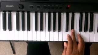 quotGquot Minor Scale On Piano  Piano Scale Lessons Right and Left hand [upl. by Lanoil]