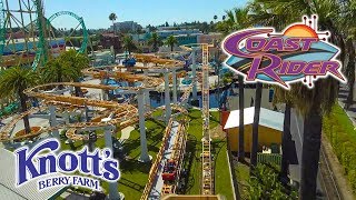 2019 Coast Rider Roller Coaster On Ride HD POV Knotts Berry Farm [upl. by Strait744]