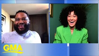 Blackish stars Anthony Anderson Tracee Ellis Ross talk shows final season l GMA [upl. by Scibert385]