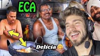 🔴 As Comidas de Rua mais Nojentas da India Você comeria isso  react Fala de Tudo [upl. by Madelon]