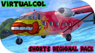 VIRTUALCOL  SHORTS REGIONAL PACK FSX HD [upl. by Woodman]