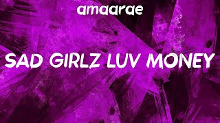 amaarae  SAD GIRLZ LUV MONEY Lyrics [upl. by Elleved584]