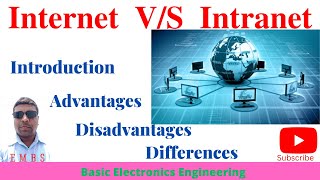 Internet Vs Intranet  Difference between internet and intranet [upl. by Lauer]