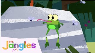 Five Little Speckled Frogs  Frogs on a Log  The Jangles  Kids Songs amp Nursery Rhymes [upl. by Nilknarf836]