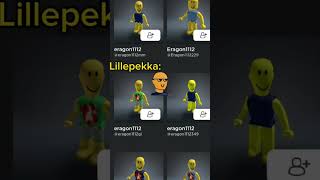 Leave Me Alone Meme Lillepekka Edition memes roblox funny [upl. by Hairom]