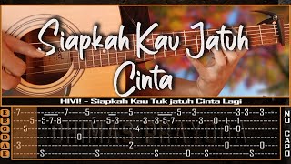 HIV  Siapkah Kau Tuk Jatuh Cinta Lagi Cover Fingerstyle  TAB [upl. by Enetsirhc518]