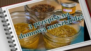 3 przepisy na domową musztardę [upl. by Teirrah]