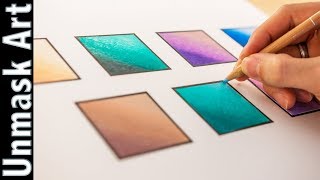 7 Ways of Blending Colored Pencils for Beginners [upl. by Wyne]