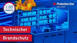 Was ist technischer Brandschutz One Minute Video [upl. by Alberto]