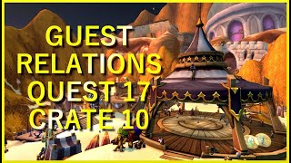 WoW Secret Finding Event Guest Relations Quest 17 Crate 10 [upl. by Godart985]