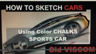 How to RENDER a Car using Pastels by Luciano Bove [upl. by Hildy]