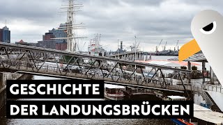 Geschichte der Landungsbrücken mit Rickmer Rickmers amp Cap San Diego ⚓️ Hamburg Hafen Live History [upl. by Israeli]