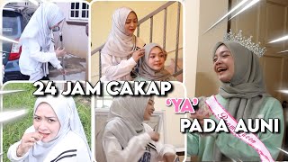 24 JAM CAKAP YA PADA AUNI  DIPAKSA MAKAN RUMPUT [upl. by Chelsy]